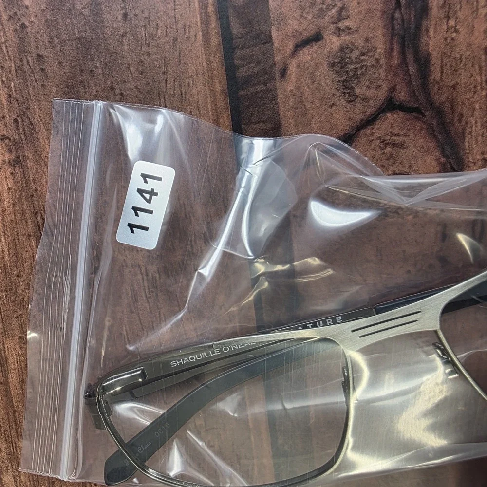 Shaquille O'Neal Eyeglasses Mens XL‎ Metal 4003 Zyloware 59-17-150 Signature